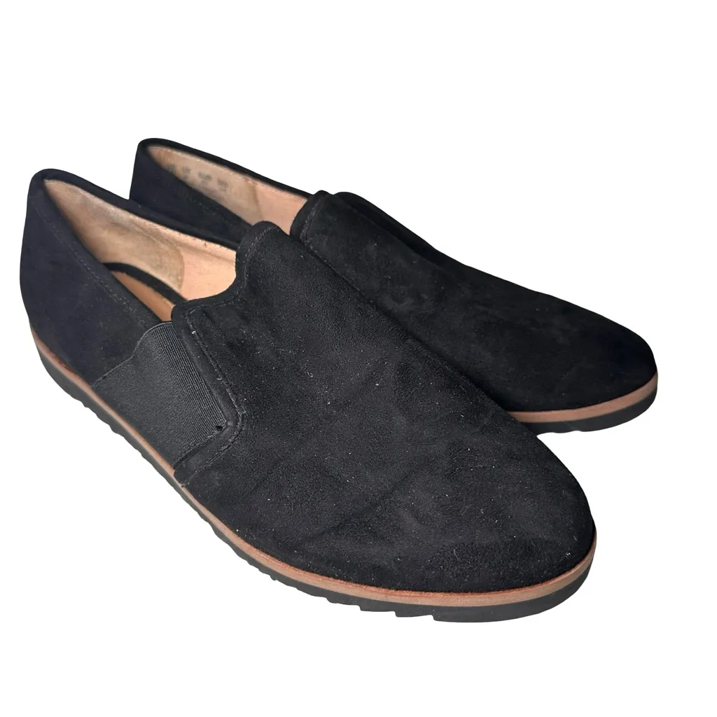 FRANCO SARTO Woman’s ‘Herby’ Black Faux Suede Loafers - Image 3