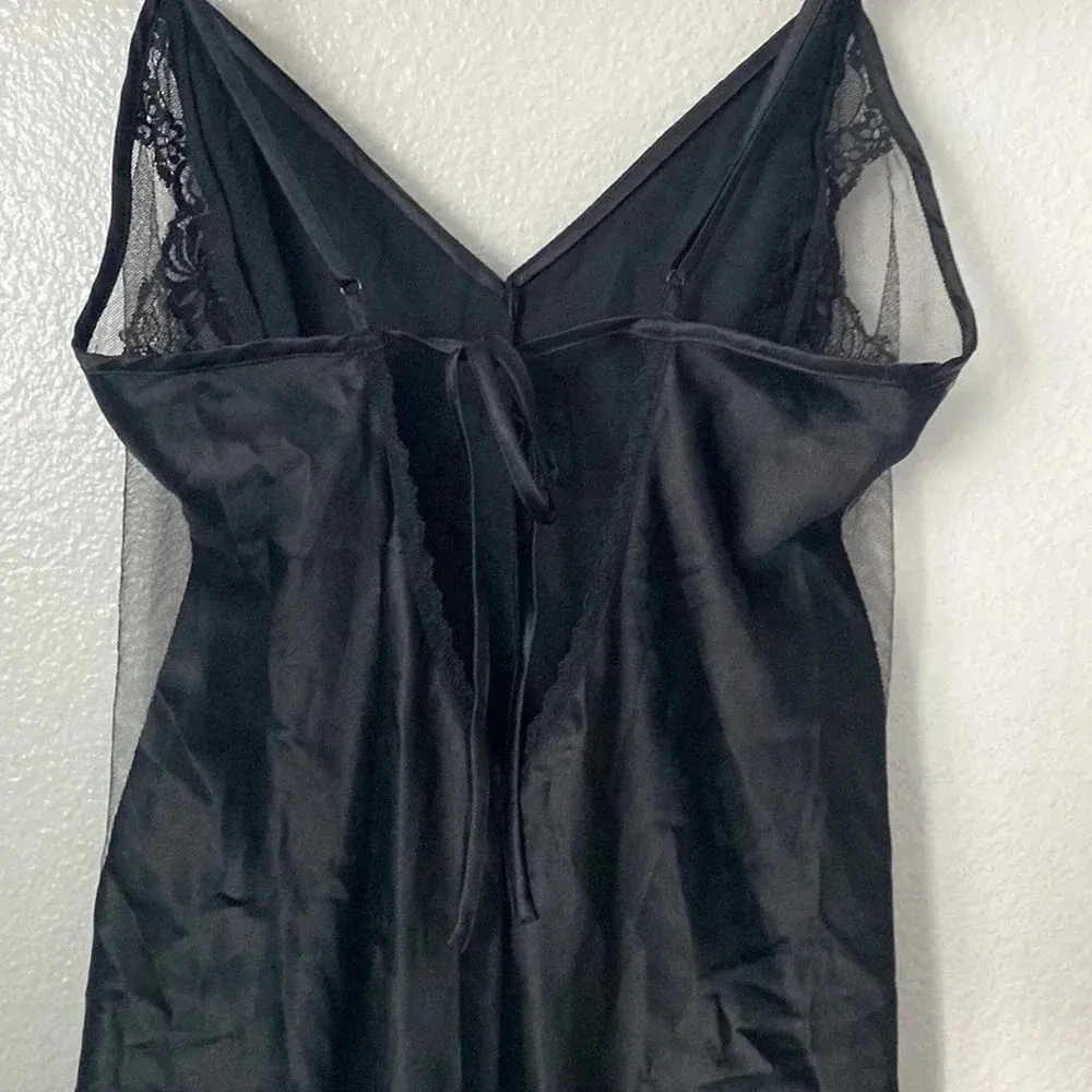 Victorias Secret S Black Lace Sequin Teddy Bodysuit - Image 7