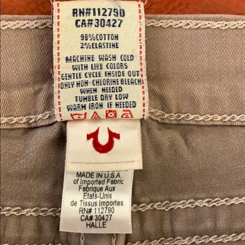 True Religion Halle Snake Print Khaki Skinny Jeans - Image 10