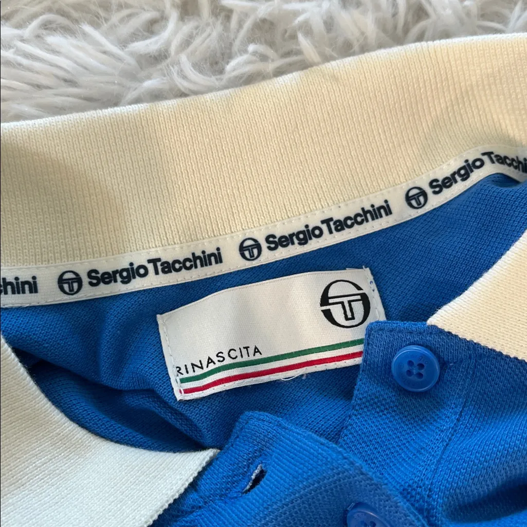 Sergio Tacchini RINASCITA dress Size. Medium Blue - Image 6