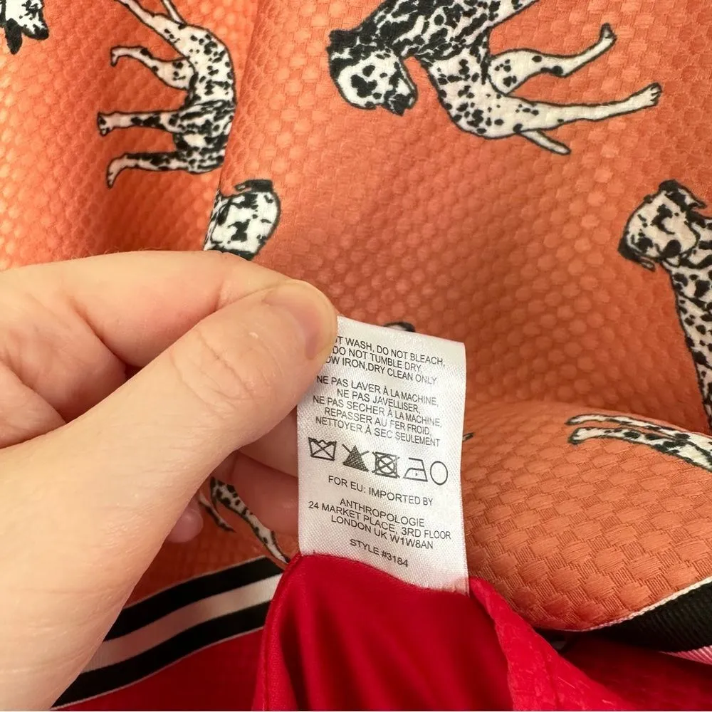Hutch Anthropologie Women’s 0P Dalmation Skirt NWT Flawed - Image 7