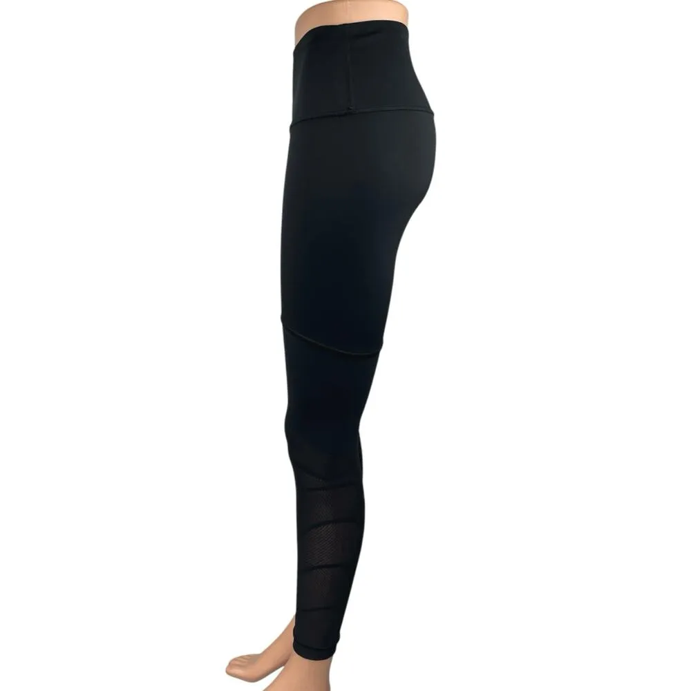 Lululemon Sheer Will HR Black Skinny Mid Rise Athletic Tight Leggings Pants 4 - Image 2