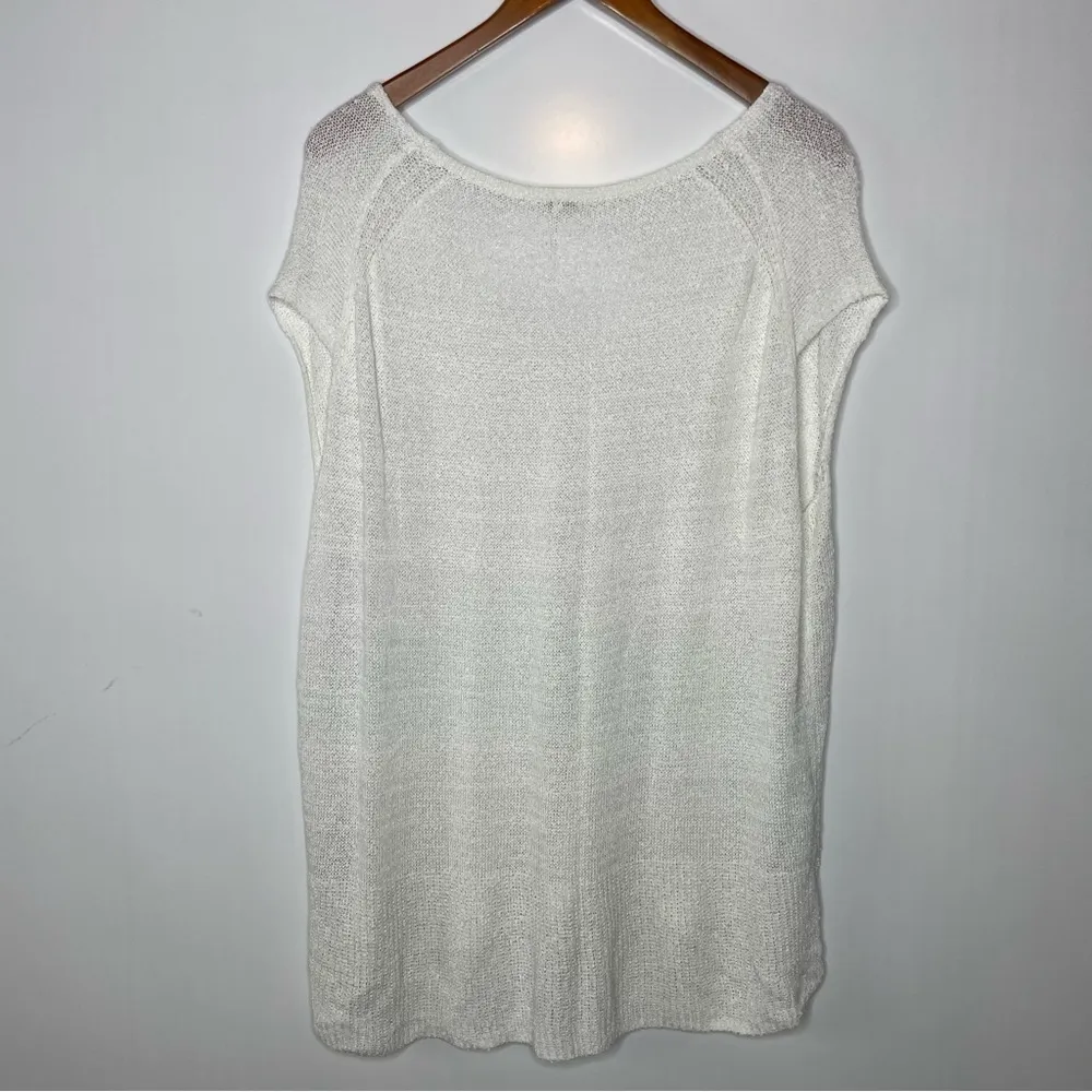 Free‎ People Easy Tee Sweater Top in White Small - Image 4