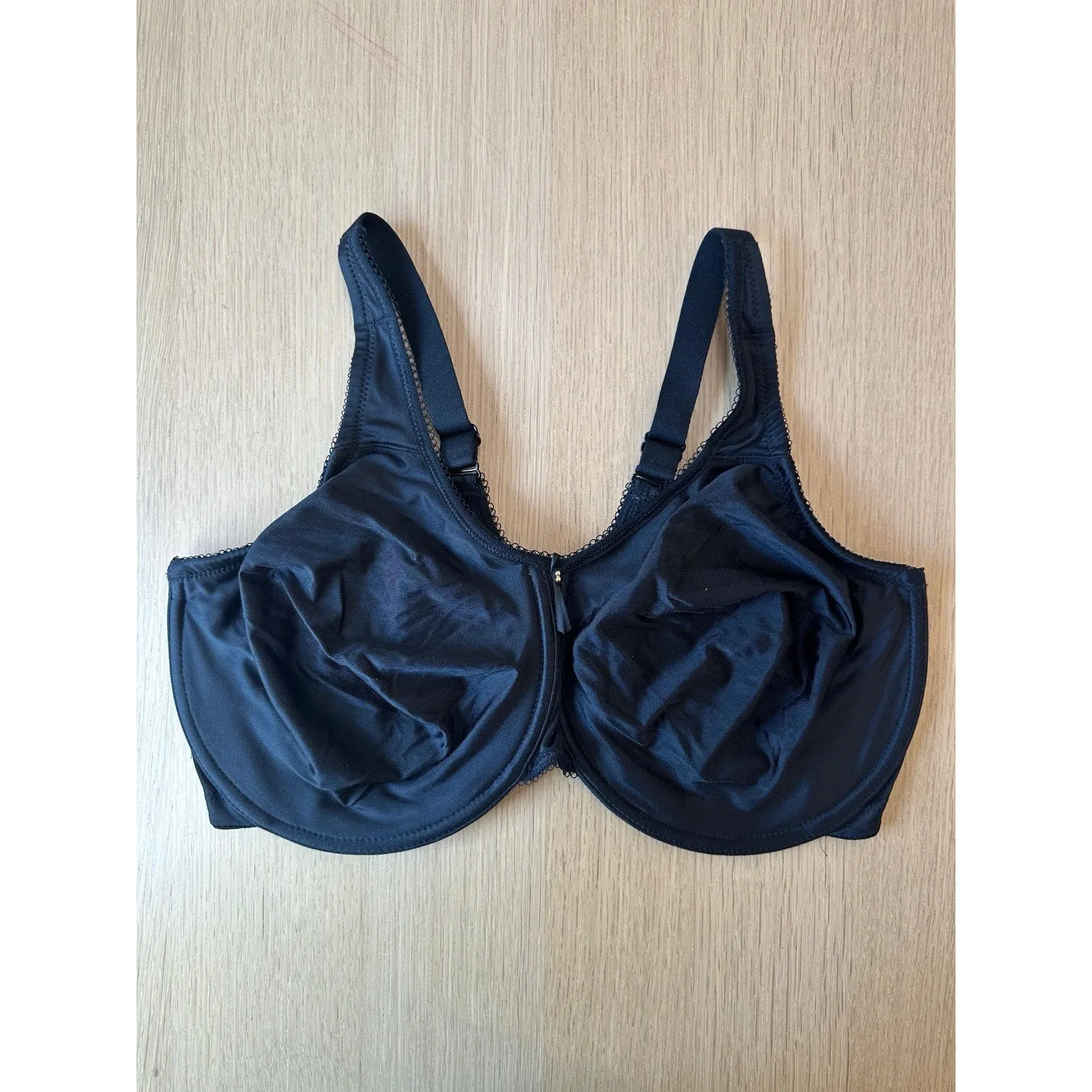 Wacoal Perfect Primer Full Figure Unlined Underwire black Bra 42DDD 855213 - Image 2