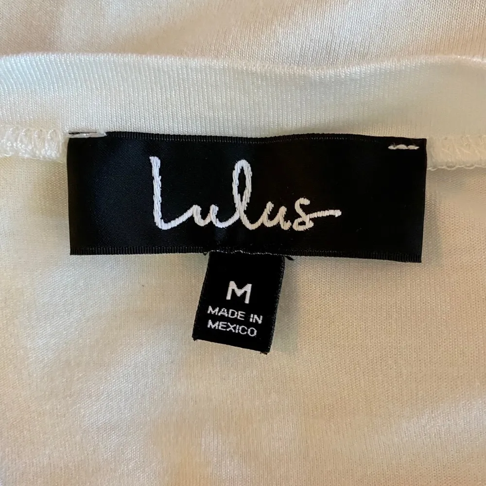 Lulu’s White T-Shirt Dress - Image 3