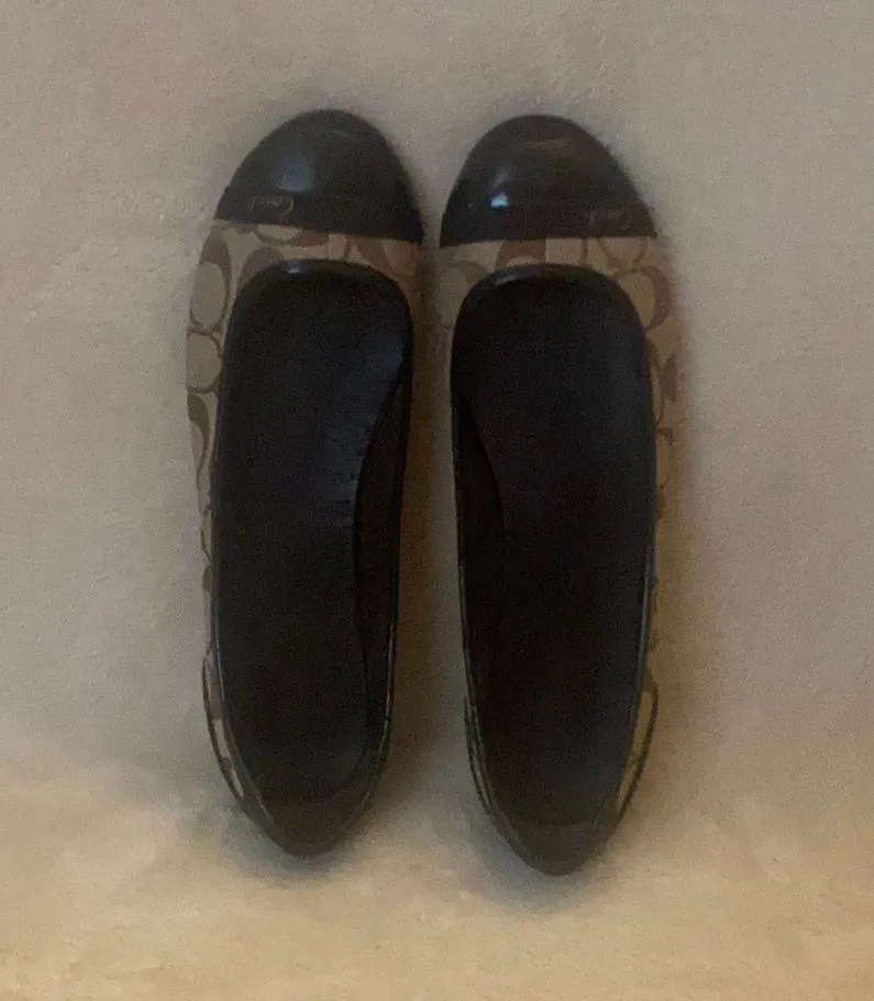 Coach Cecile Cap Toe Signature C Jacquard Ballet Flat - Image 3