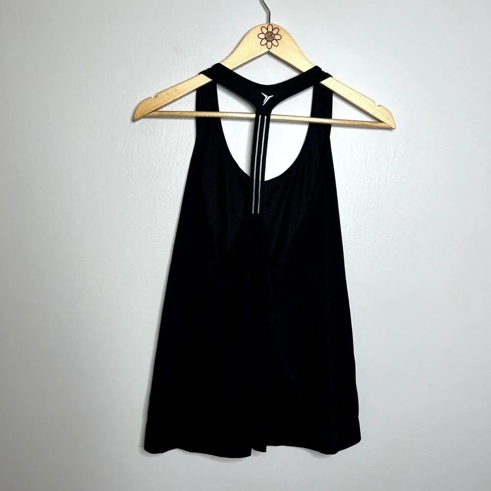 Old Navy Black Athletic Racerback Tank Top - Image 5