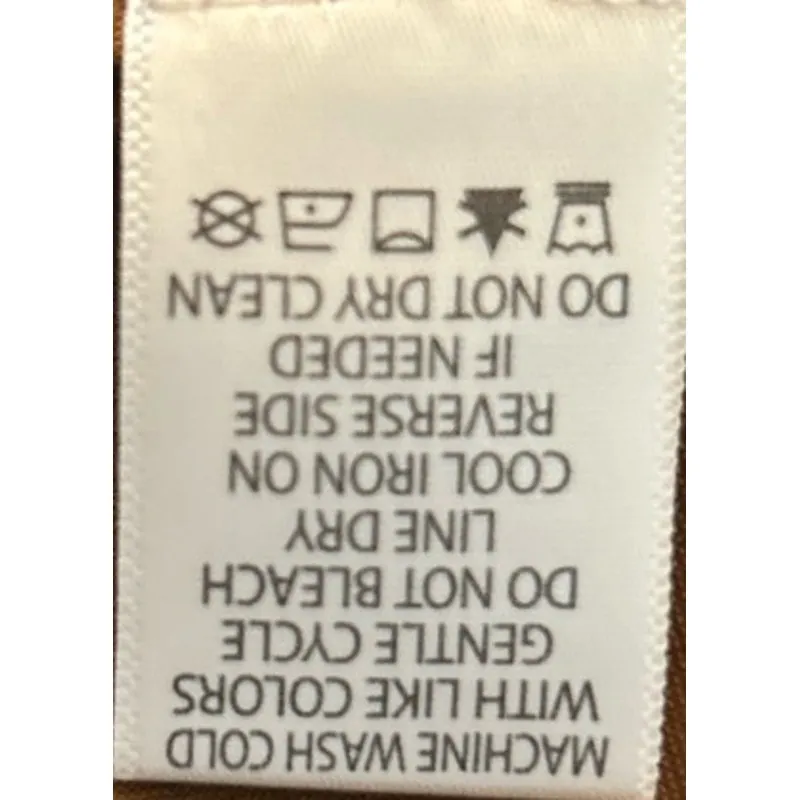 Max‎ Studio Women's Light Brown Faux Suede Stretch Skinny Leg Pants Size L - Image 5