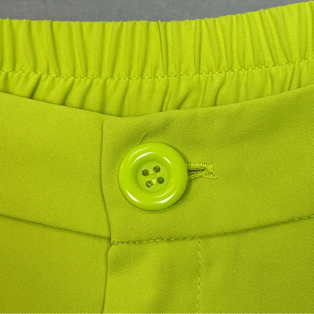 Haute Monde Wide Leg Pants Neon Women Size XL Party Going Out Flowy Polyester - Image 10