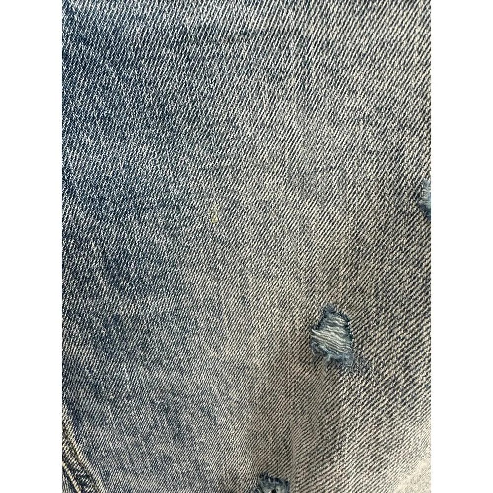 Old Navy Womens Extra HighRise Sky Hi Straight Jeans Size 4 Denim Cotton - Image 3