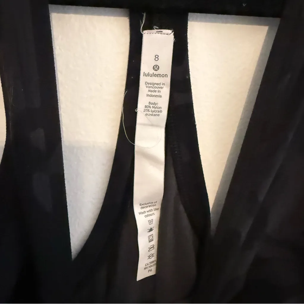 lululemon athletica Black Camo Tank Top - Image 3