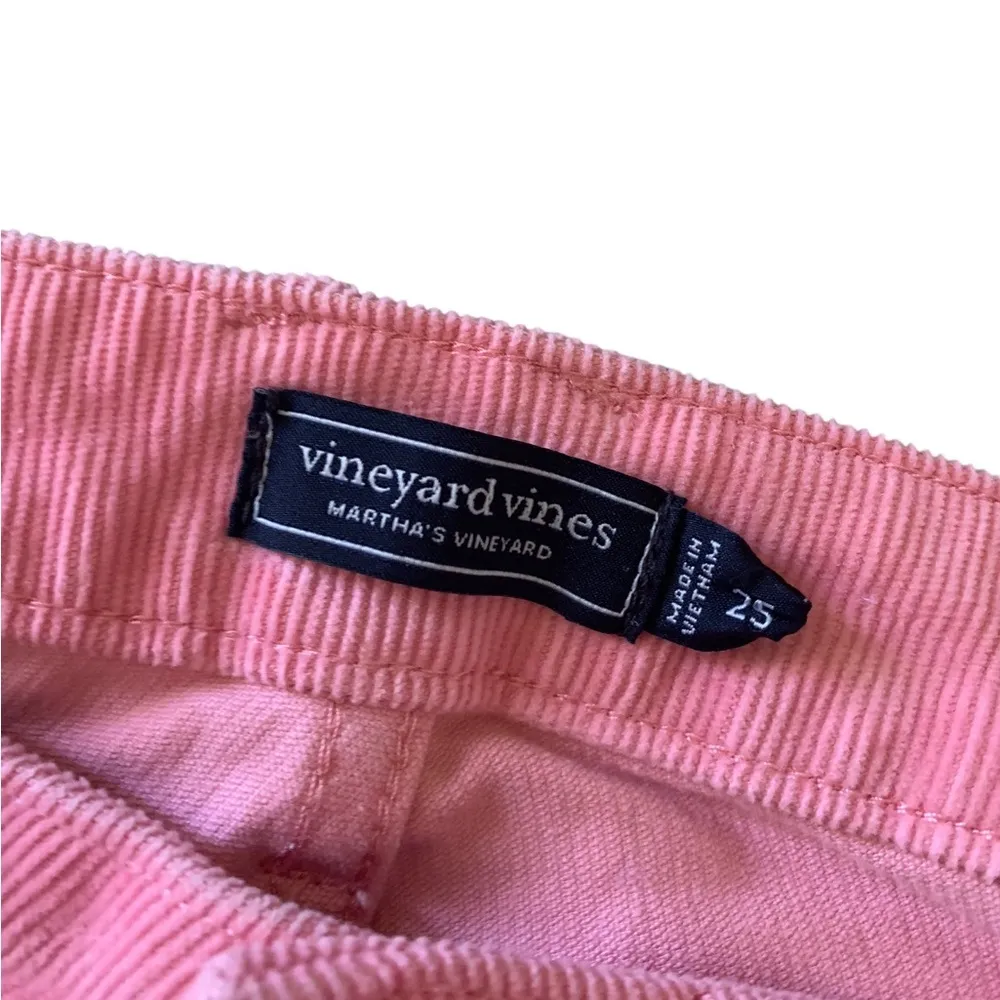 Vineyard Vines Mid-Rise kick boot cords size 25 NWOT - Image 8