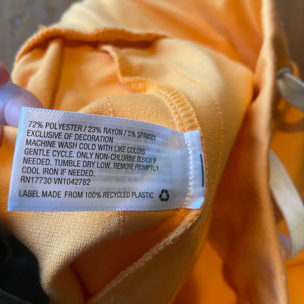 Wild Fable Size Large Orange Tennis Mini Skirt A-line pickleball - Image 5