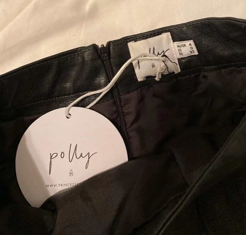 Princess Polly Leather Skirt - Image 4