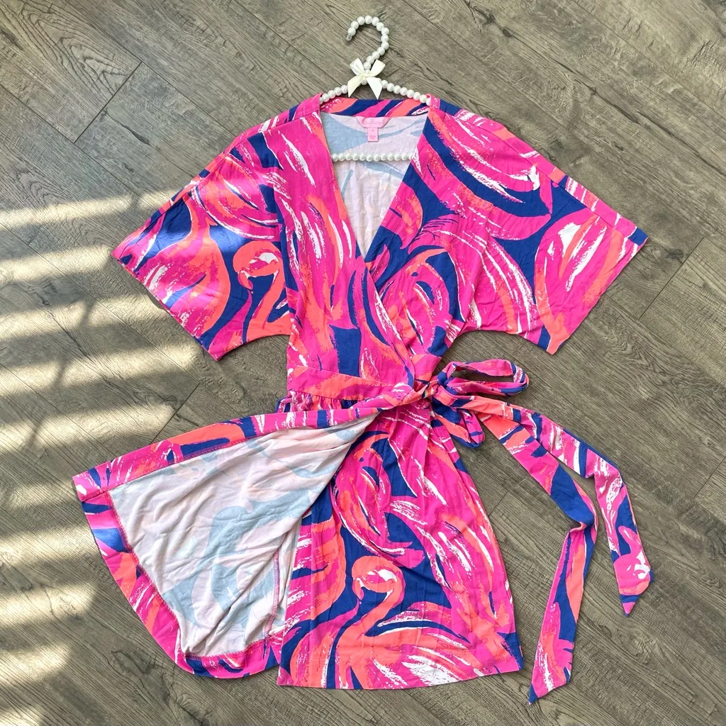 Lilly Pulitzer Amoritta Wrap in Plume Bloom - Image 3