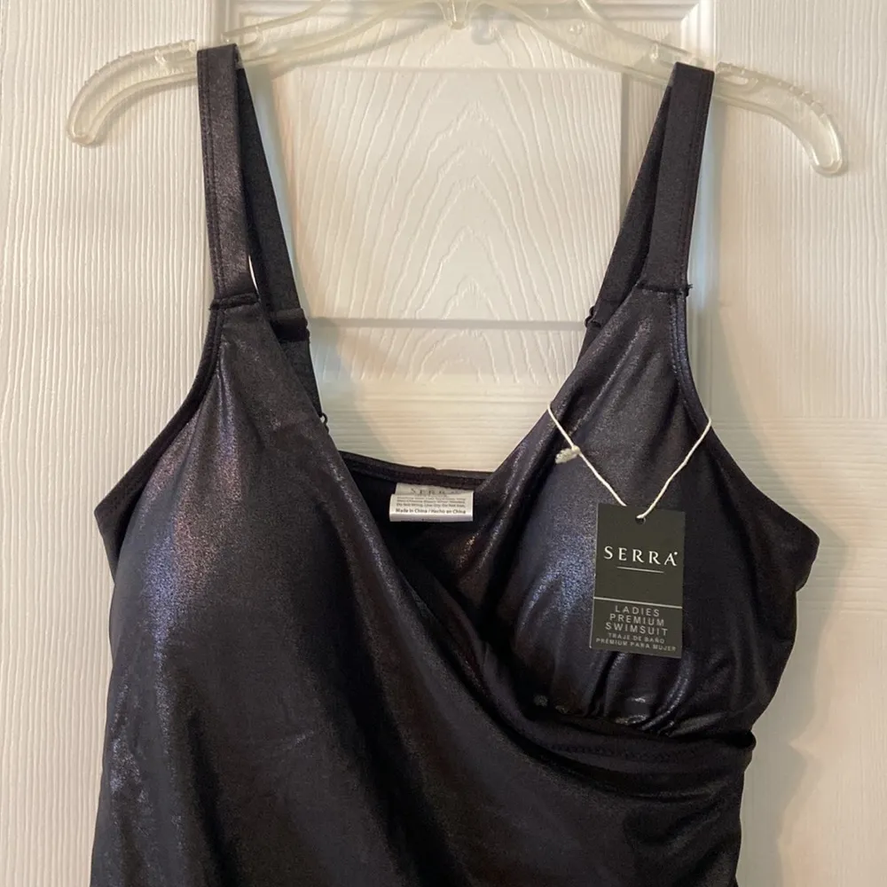 Serra Shimmering Black Ladies Swimsuit size L brand new - Image 2