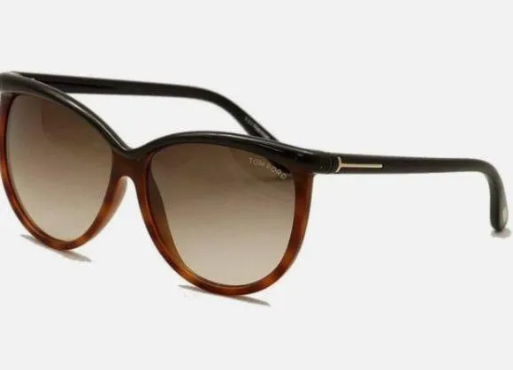 Tom Ford Josephine Sunglasses Havana Frame with Brown Lens - Image 2