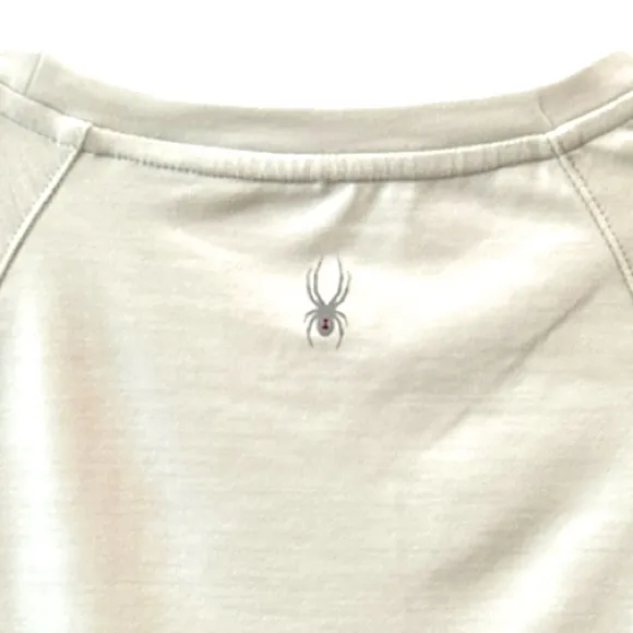 Spyder Active Women’s Short Sleeve Performance Tee Shirt Beige Medium - Image 3