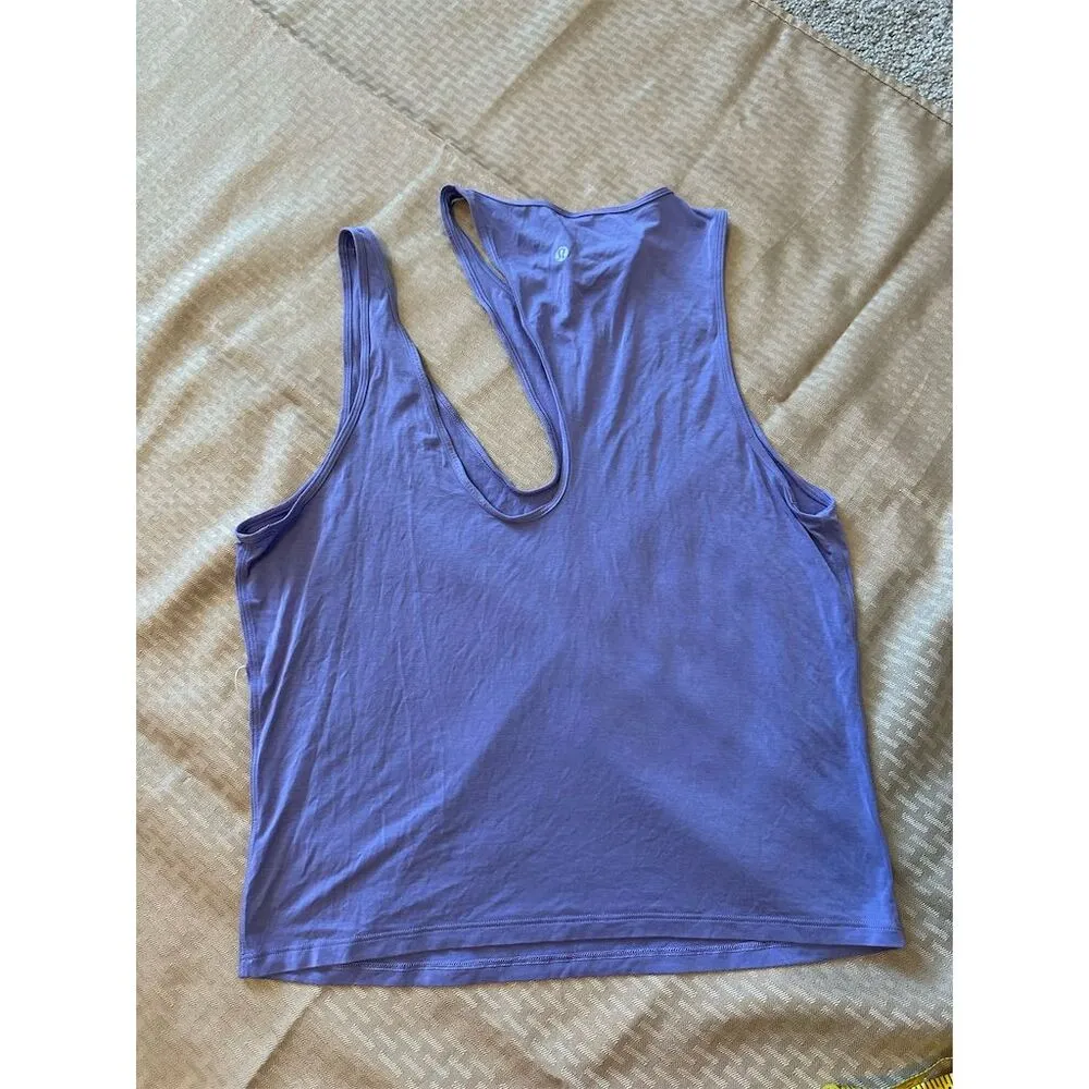 Lululemon Women's Purple Shoulder Cut - Image 2