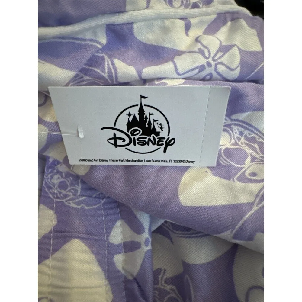 Disney Stitch Sleep Pajama Shorts, Lounge Plus Size 2X Purple Women's  New G8 - Image 4
