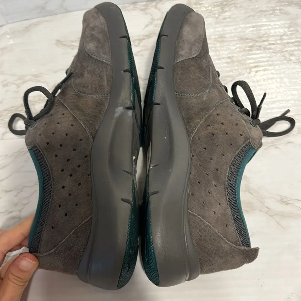 Dansko Gray Suede Elaine Lace-up Non Slip Comfort Walking Shoes Size 40 9.5 - Image 7