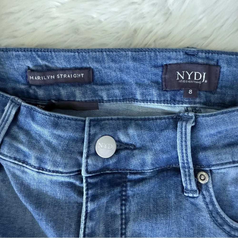 NYDJ Not Your Daughter Jeans Straight Leg Marilyn Size 8 - Image 5