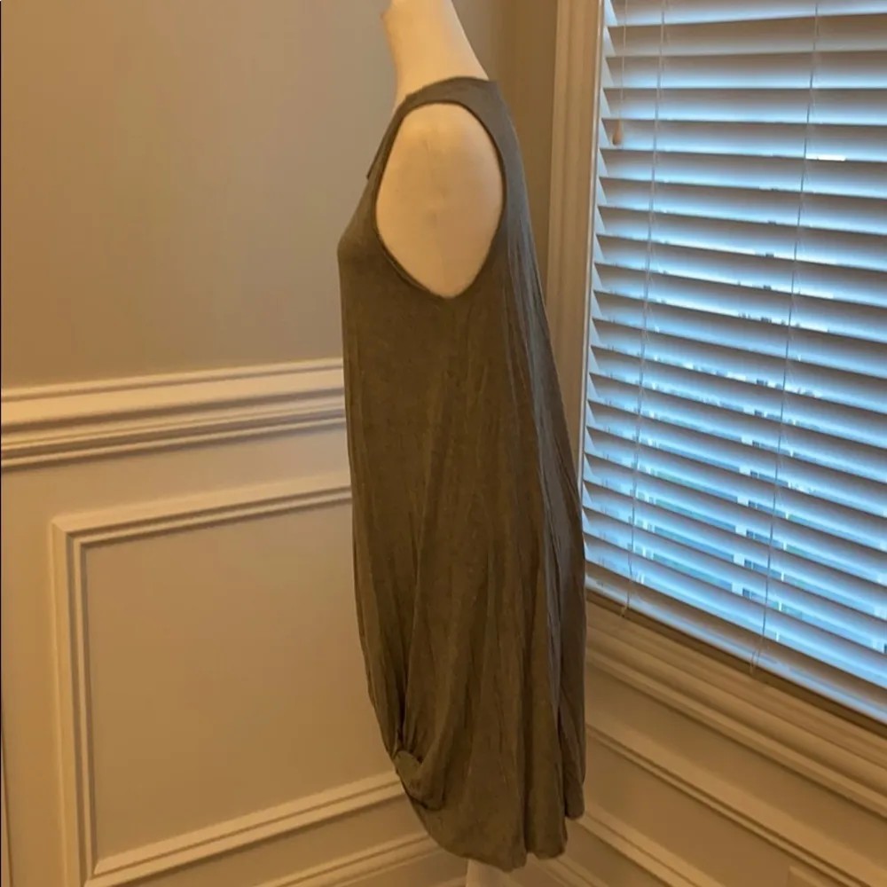 Anthropologie Porridge Tank Dress w/ Knot Hem Sz S - Image 3