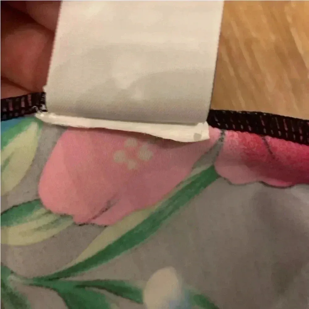 Caribbean Joe Tankini Top Women's Size XS S Black Floral Swimsuit Swim Top - Image 7