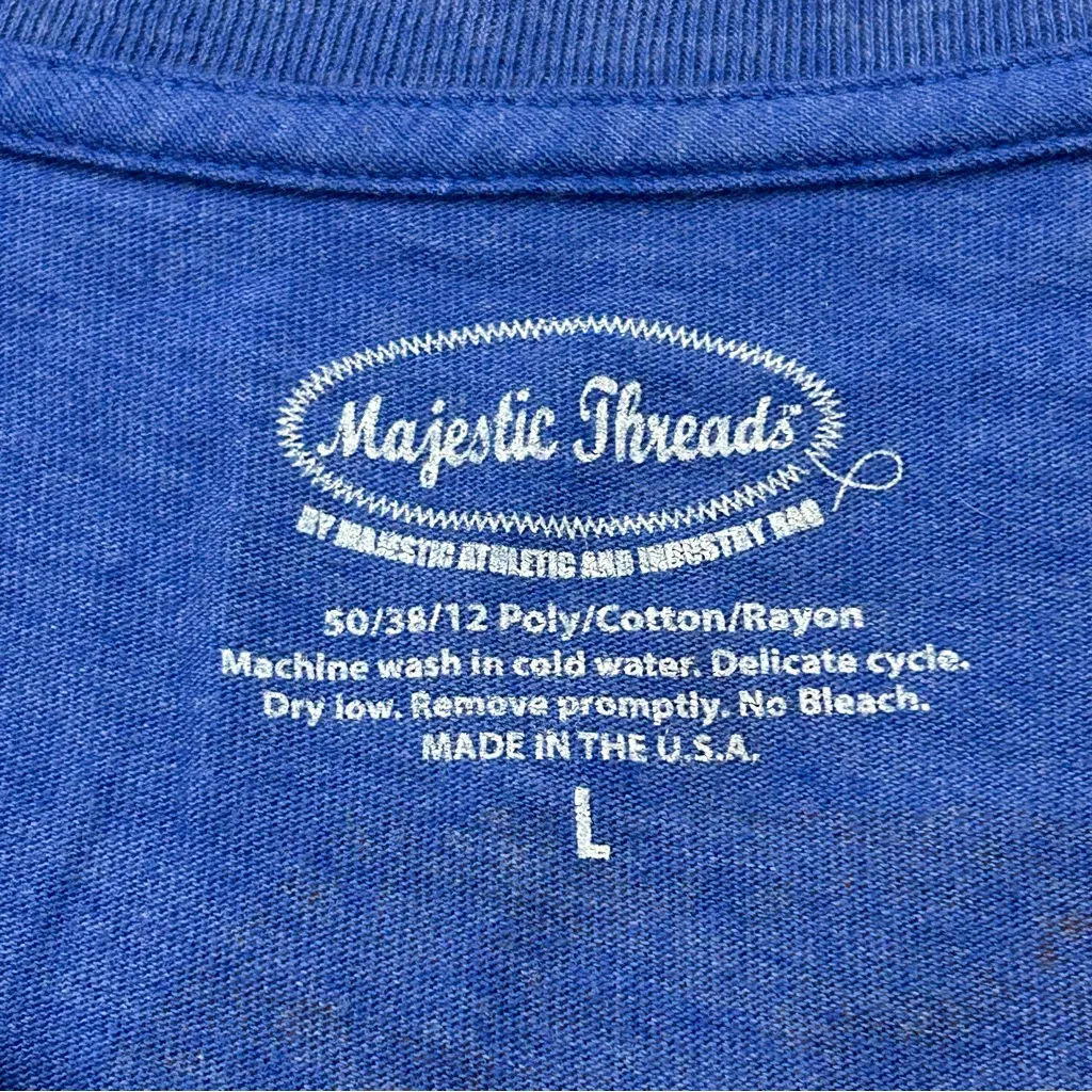 Carmelo Anthony 7 New York NY Knicks NBA Basketball Blue Blouse Shirt Women L Size L - Image 6