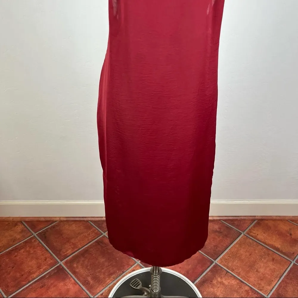 Free People Maroon Slip Dress - Image 5