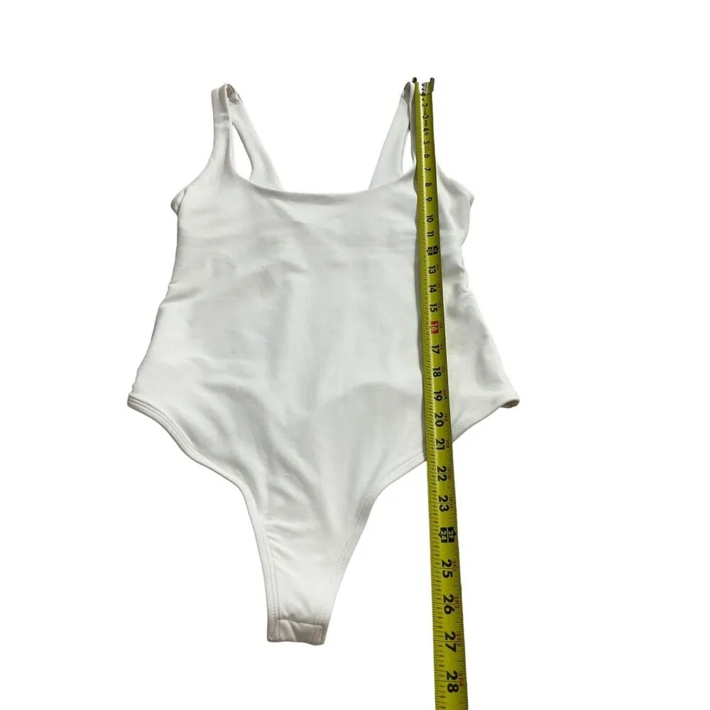 Alix Women Size Medium White Bodysuit (33 - Image 6
