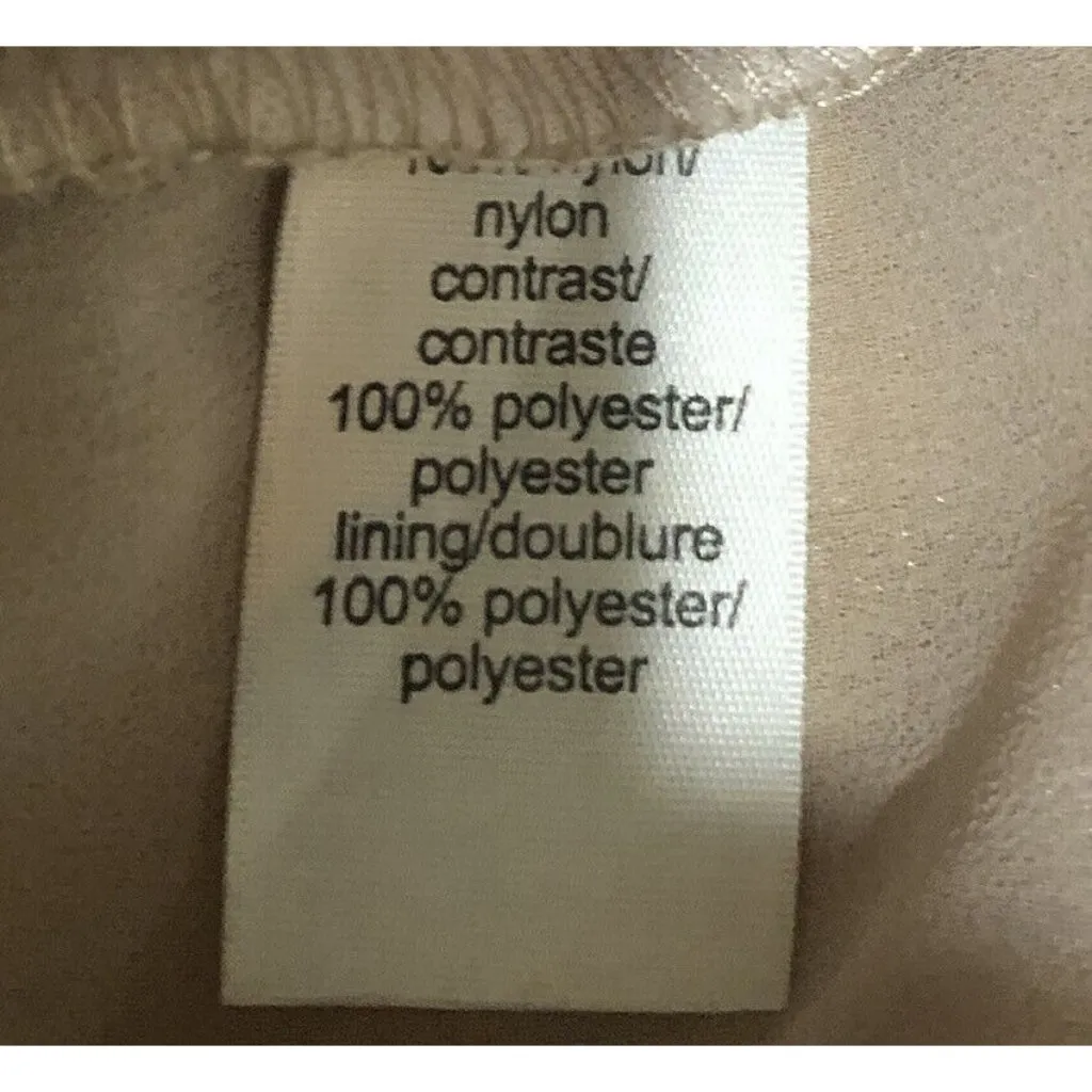 Studio-Y ~  Sleeveless Sequin Top ~ Key Hole Back Ties ~ Brown ~ Size Small - Image 9