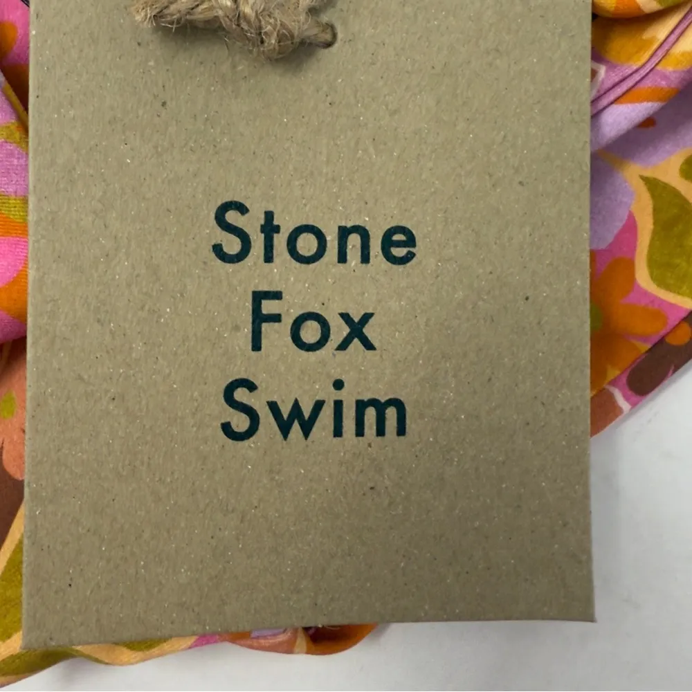 Stone Fox Swim Bijou Bikini String Bottom In Retro Pop Thong Sexy Size XL NEW - Image 8