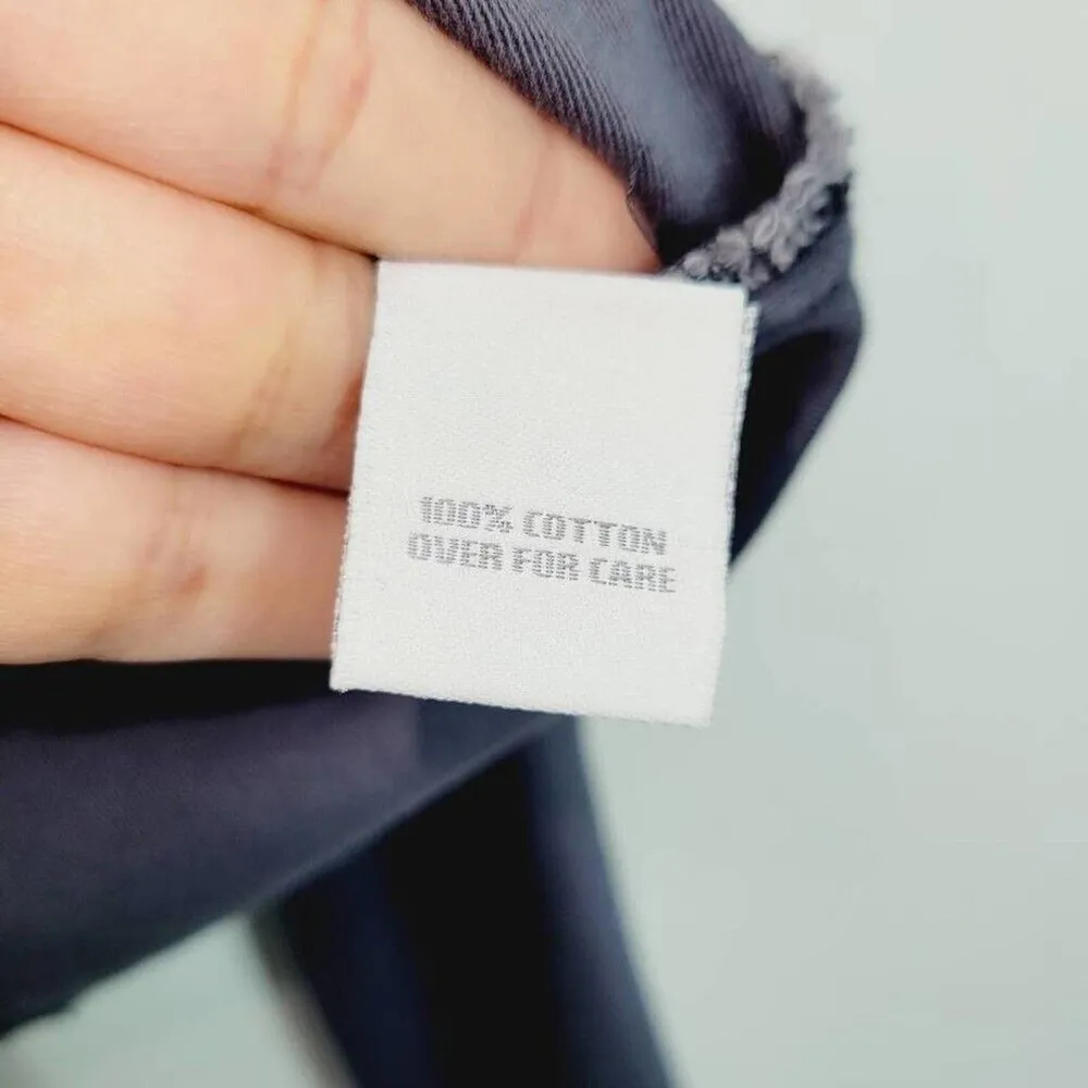 Relativity  Womens XL Grey 100% Cotton Button Up Utility Jacket Shacket - Image 4