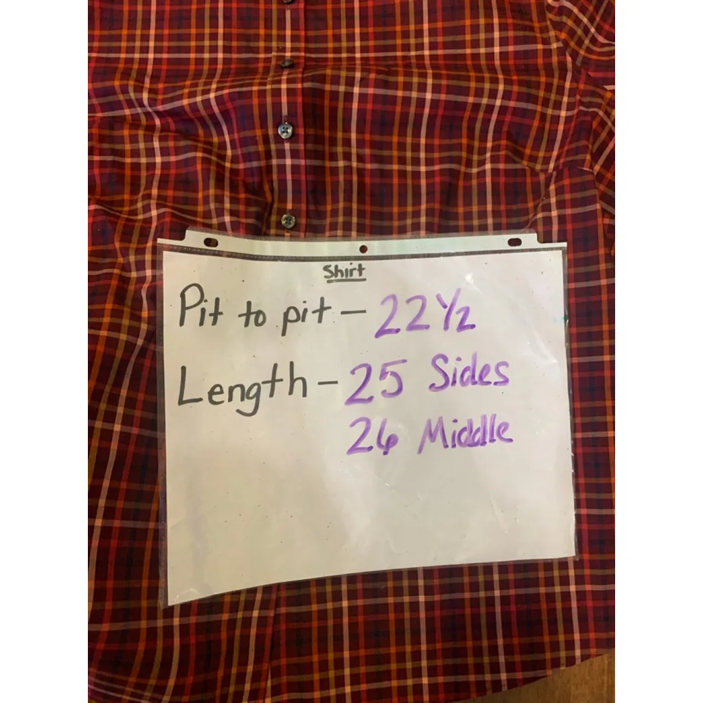 Land’s End Button Down 16 petite Multi Color Plaid - Image 4