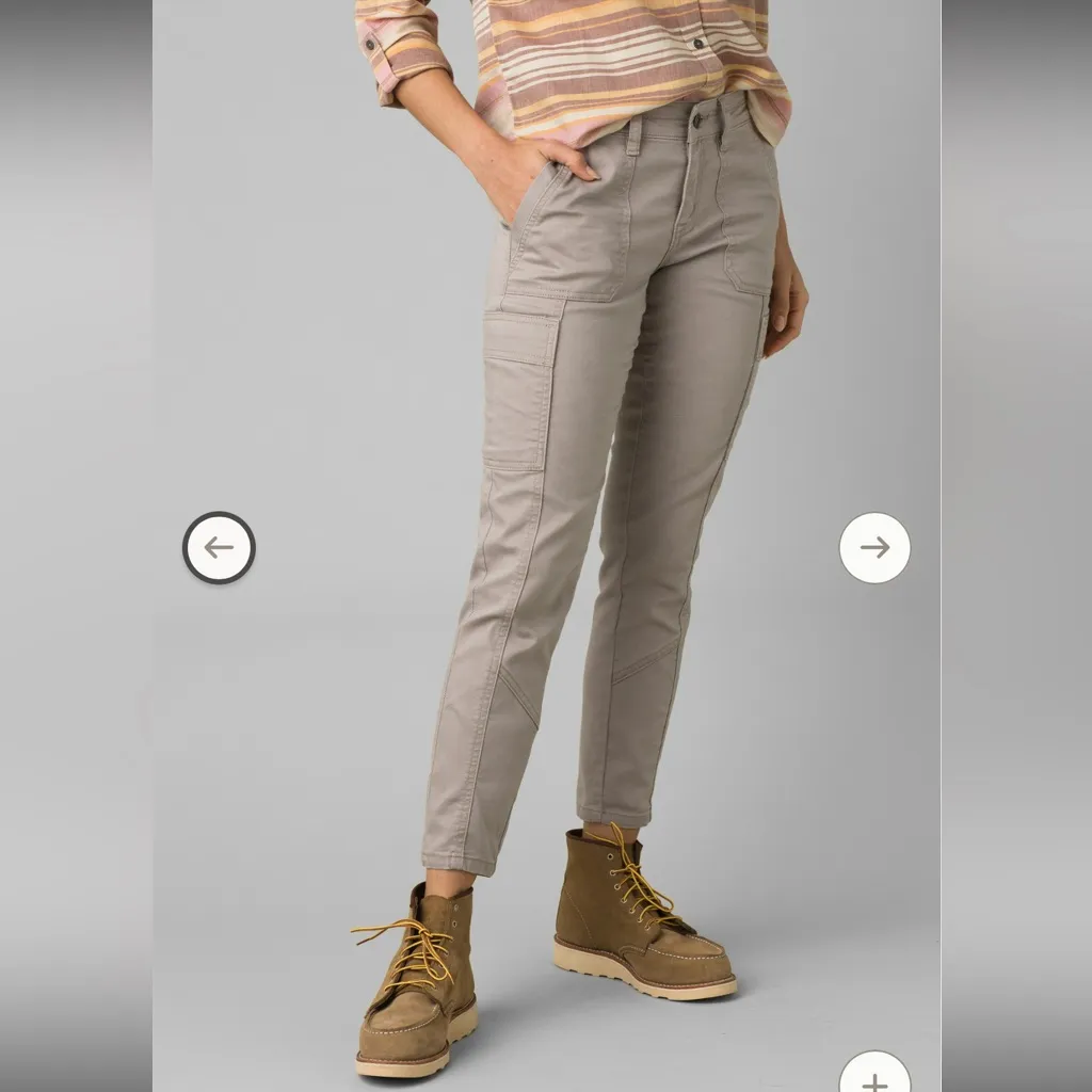 Prana Women’s Trailmixer Pants Stretchy Organic Cotton Outdoor Gorpcore Skinny - Image 2