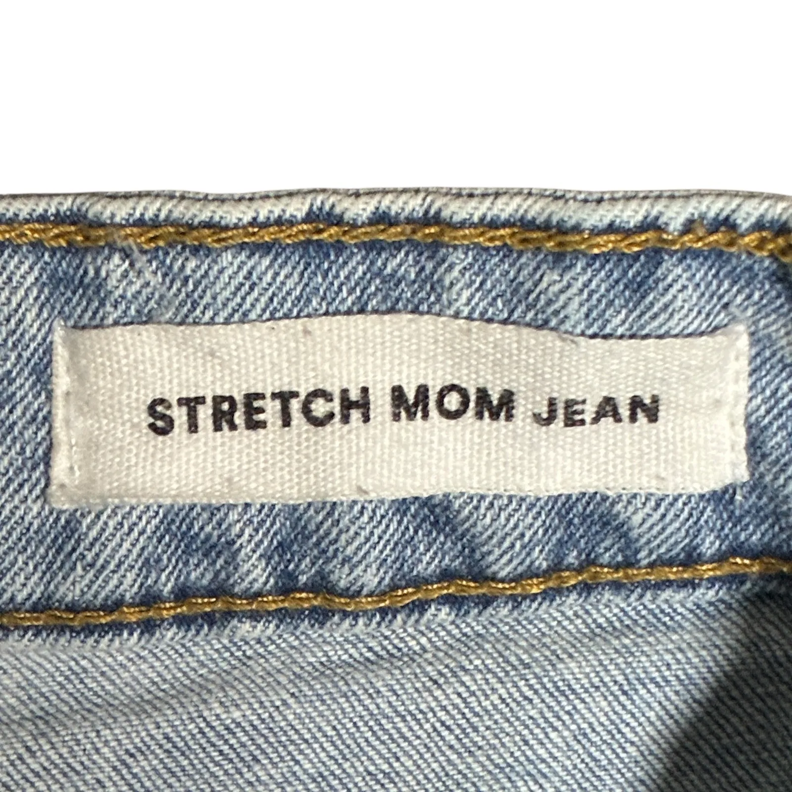COTTON ON Stretch Mom Jean Light Wash Ripped Denim Pants Womens Size 8 - Image 3