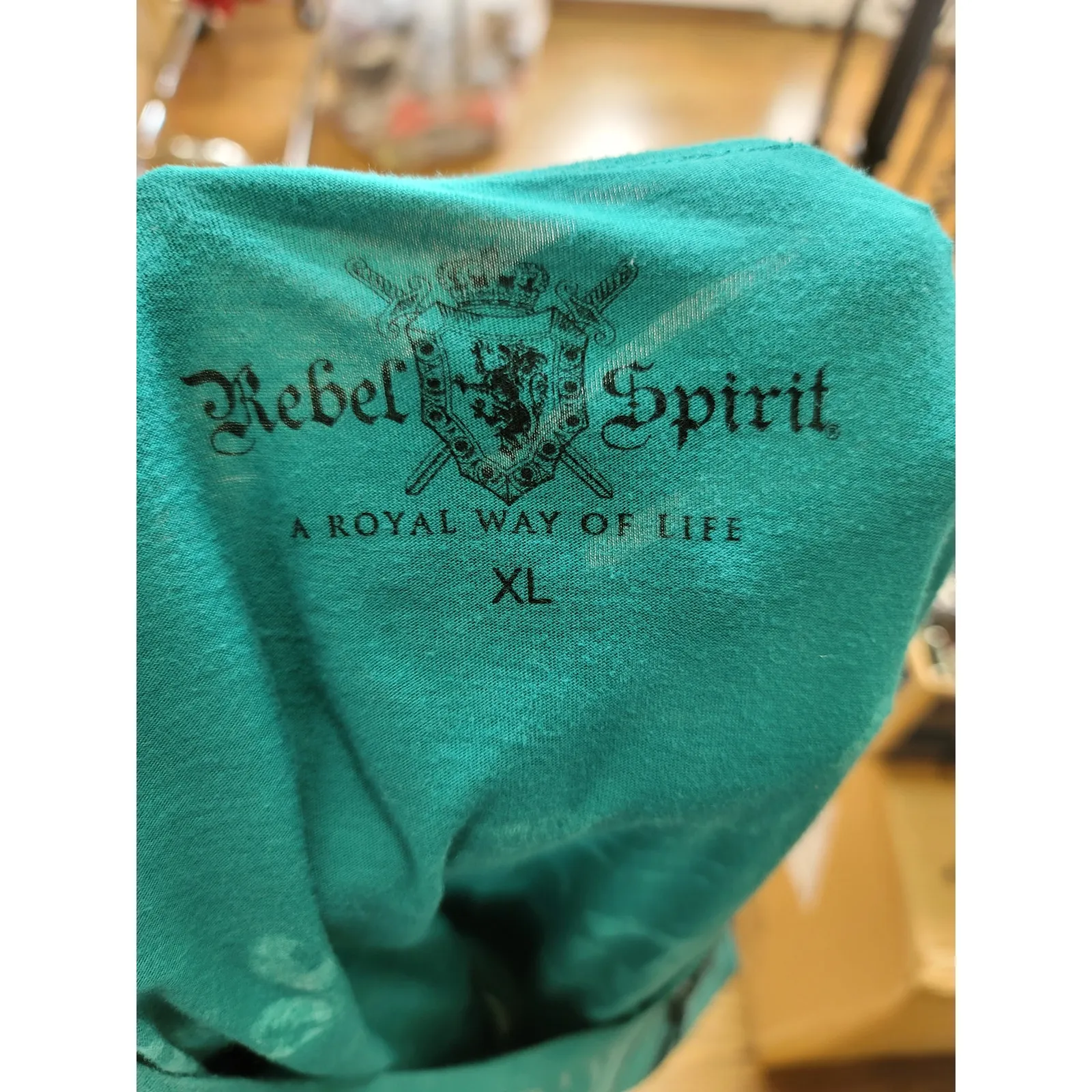 Rebel Spirit Graphic Blouse Women's Size XL Blue Black Scoop Neck Tank Top - Image 11