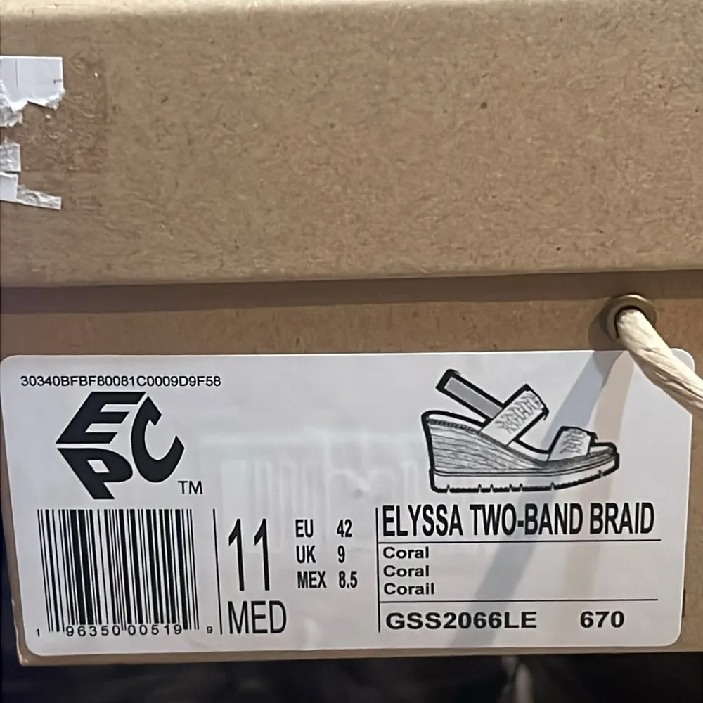 Gentle Souls Elyssa Two-Band Braided Wedge Sandals in Coral, Size 11 NEW $229 - Image 7