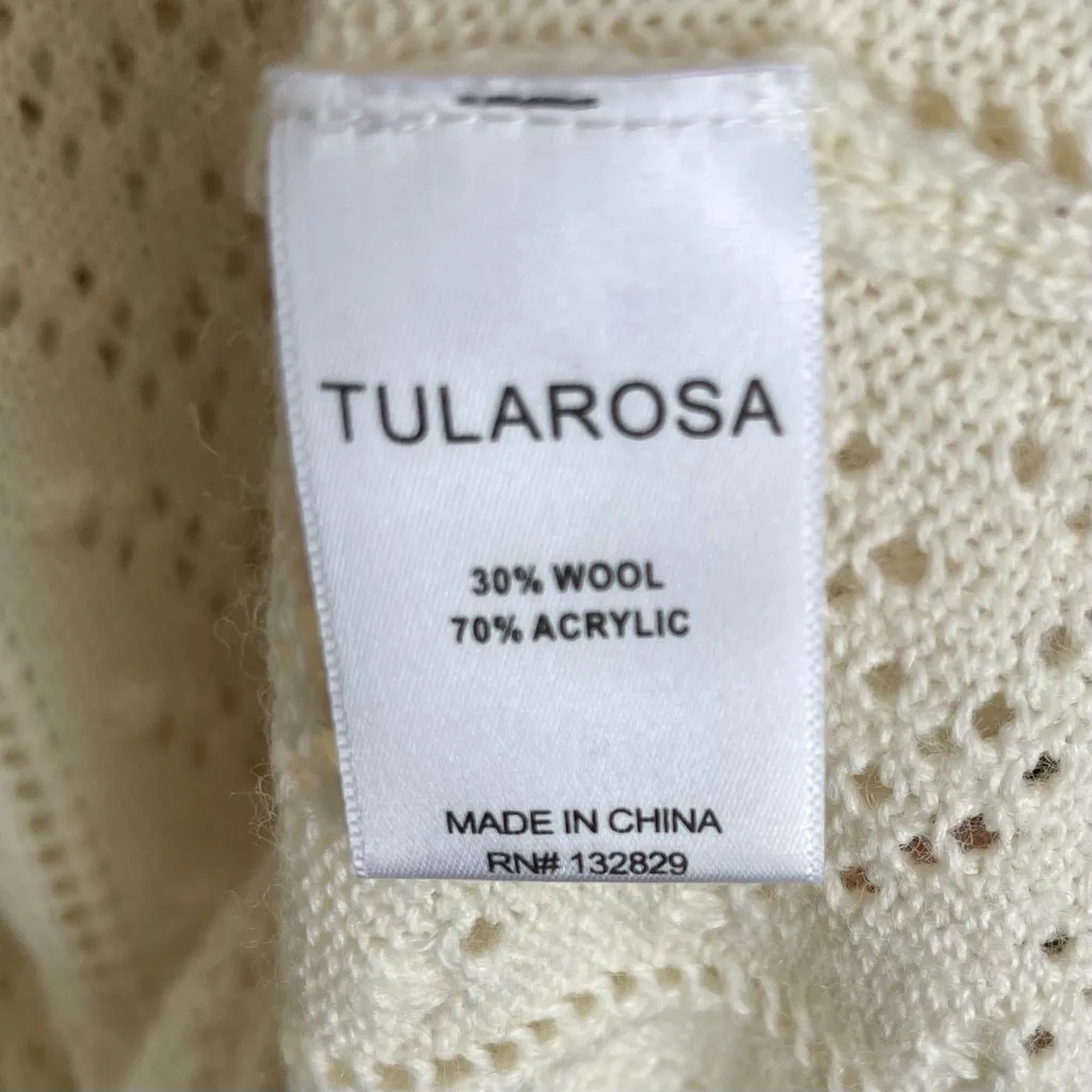 Tularosa Cream Knit Sweater - Image 4