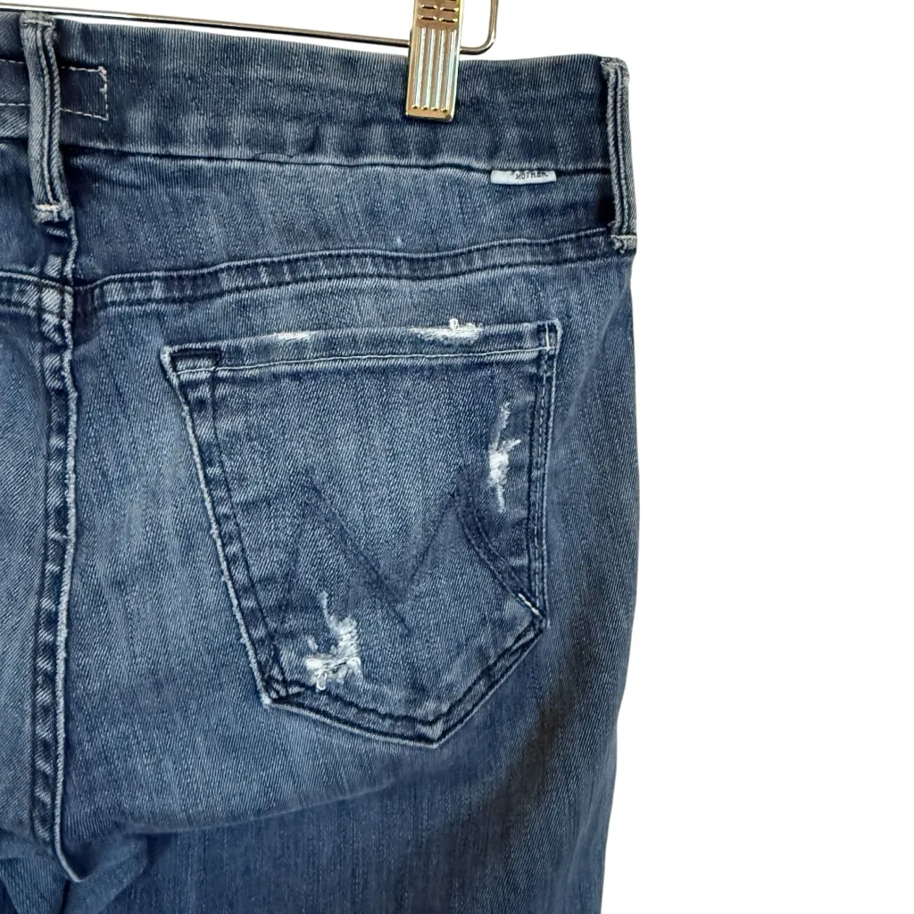 MOTHER Denim The Looker Ankle Chew In Breaking The Law Women’s Size 28 Blue - Image 6