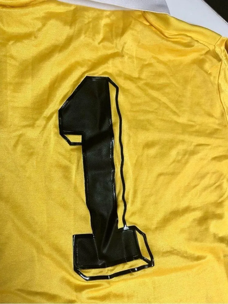 Vintage 70s 80s Erima Soccer Jersey Goalie West Germany Futbol Football size Med Yellow - Image 8