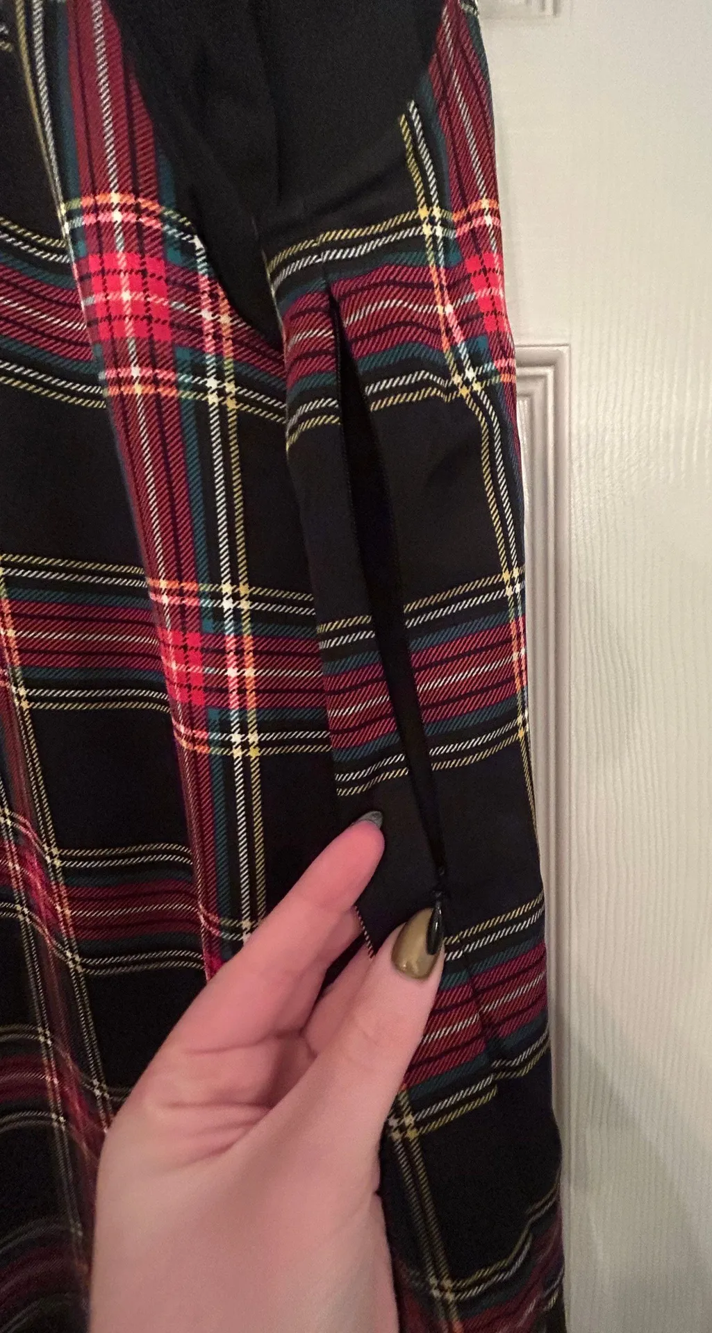 J. Crew Bow Plaid Dress - Image 2