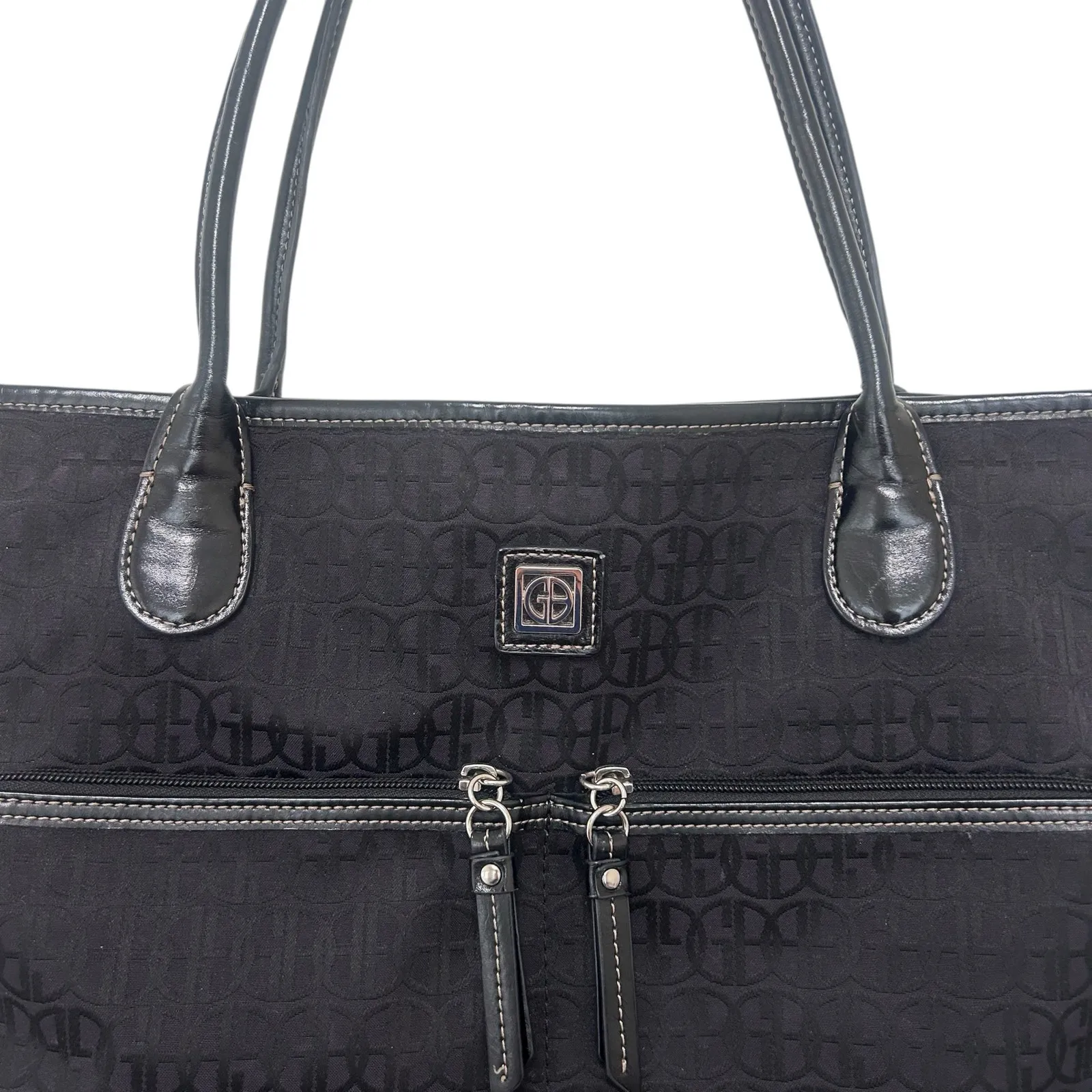 Giani Bernini Black Tote Shoulder Bag - Image 2