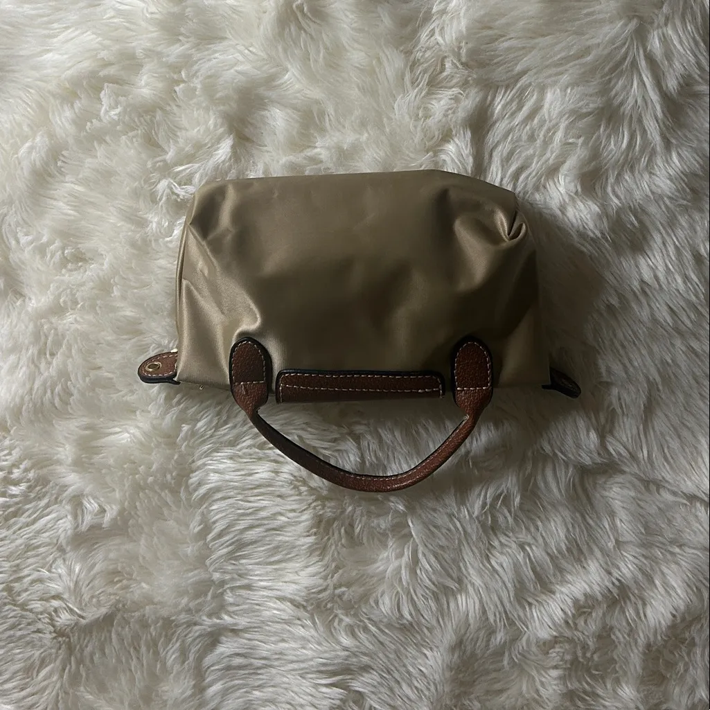 Tan and Brown Microbag - Image 2