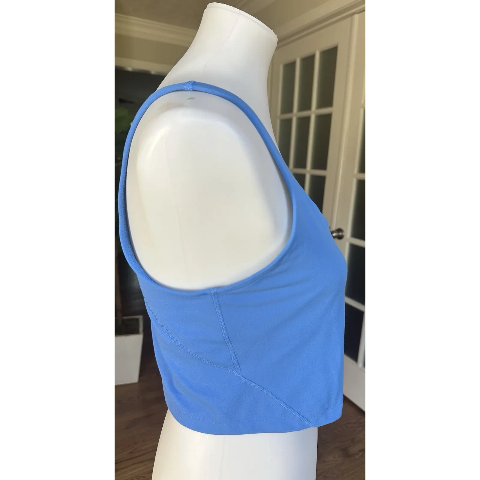 Lululemon Align V-Neck Tank Top Blue Size 12 Buttery Soft Nulu Yoga Crop Shirt - Image 2