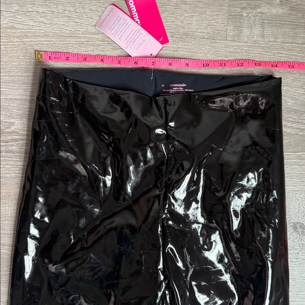 NEW Commando Perfect Control Faux Leather Patent Legging XL - Image 11