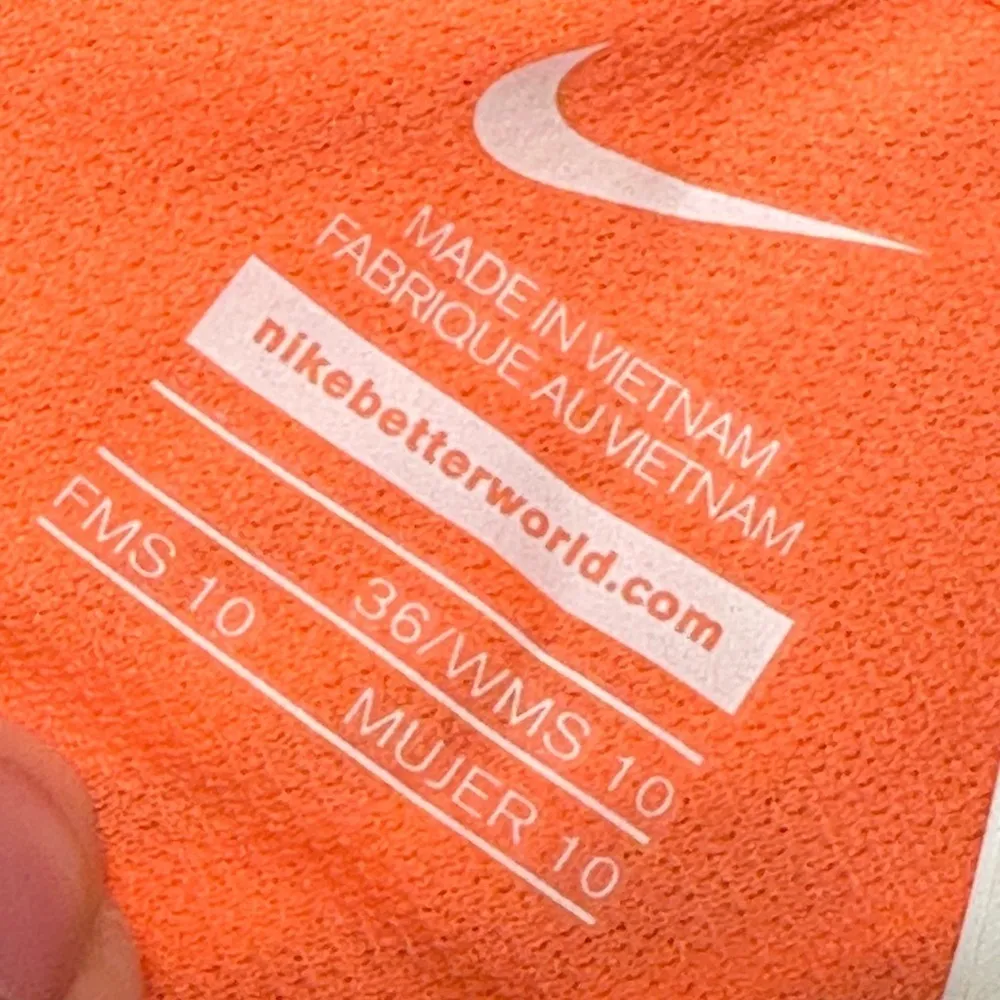 Women's Nike Shutter Multicolor Orange Navy Purple Swimsuit Size 10 EUC #1290 - Image 7