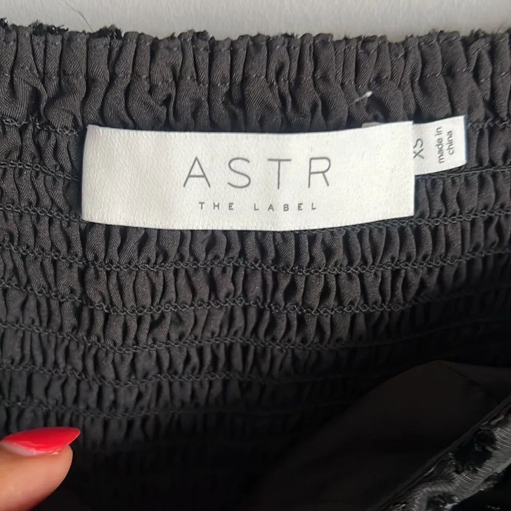 NEW ASTR the label Athens Dress Black Burnout - Image 9