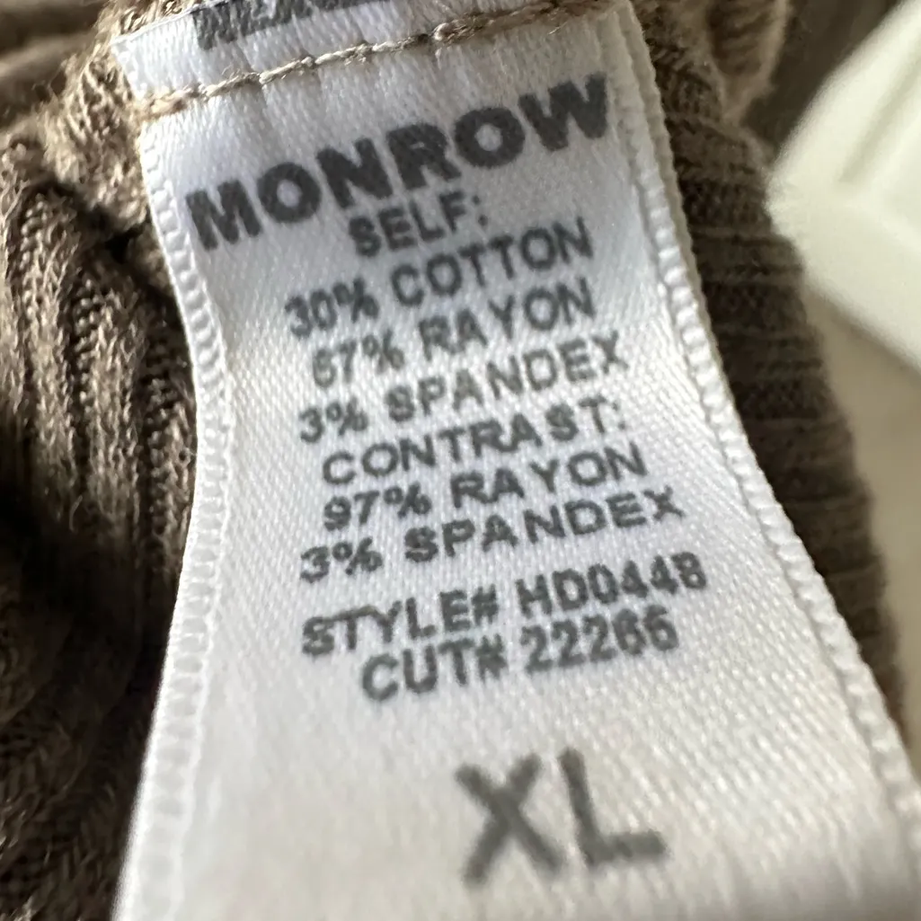 Monrow Army green Long Sleeve Dress. Size XL - Image 10